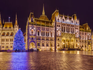 Vánoční Parlament Budapešť