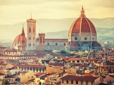 Výhled na baziliku Santa Maria del Fiore, Florencie