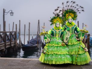Benátský karneval masky