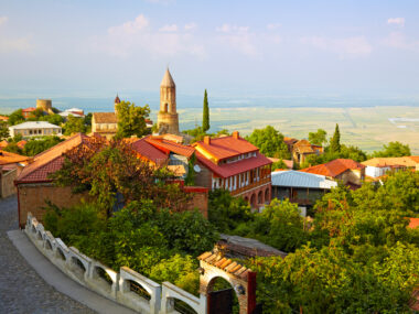 Sighnaghi v Kachetii, Gruzie