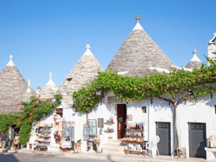 Domky trulli v Alberobellu, Apulie