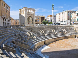 Římský amfiteatr v Lecce, Apulie