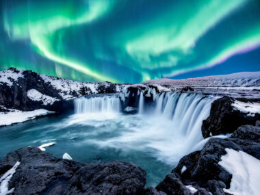 Vodopád Godafoss, Island