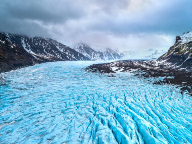 Ledovec Skaftafell, Island