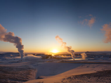 Geotermální pole Hverir, Mývatn, Island