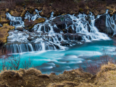 Vodopád Barnafoss, Island