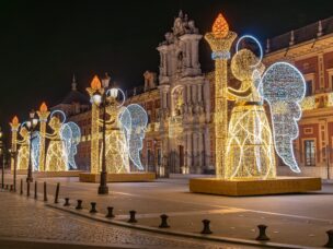 Vánoční osvětlení v Andalucíi