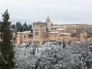 Alhambra pod sněhem